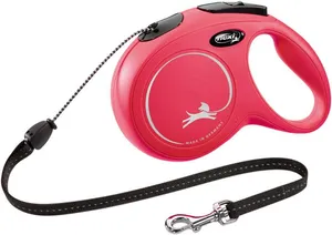 Flexi New Classic M Kordel 5 m, max. 20 kg, - rot
